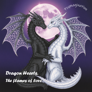 Dragon hearts. The flames of love